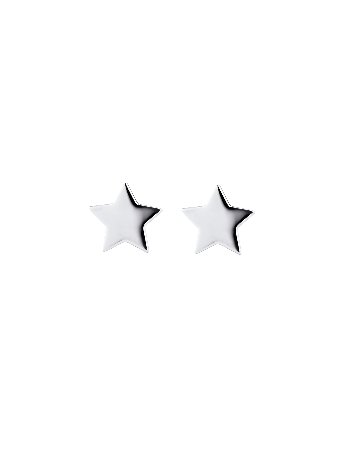 Ювелирные серьги из серебра для пирсинга уха в виде звезд Dita One